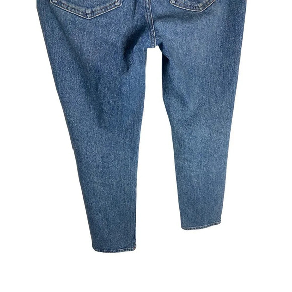 Madewell The Mid-Rise Perfect Vintage in Ainsdale Wash: Knee-Rip Edition Jeans-s - Picture 11 of 13